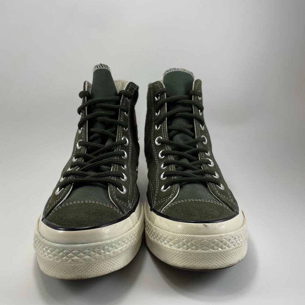 Converse Chuck Taylor 70 HI 'Utility Green' Suede Sneaker Mens Size 8, Womens 10 - Picture 2 of 11